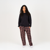 Black Red Plaid Winter Pyjama set